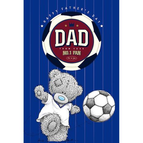 Dad with Football Me To You Bear Fathers Day Card With Beer Mat £3.59